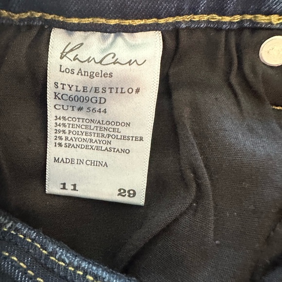 NWT Womens Kancan Los Angeles  High Waisted Denim Jeans 11 / 29  KFT - Picture 6 of 7